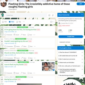 Reddit Flashing Girls
