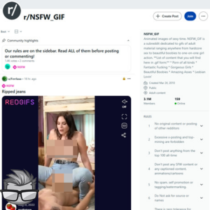 Reddit NSFW GIF