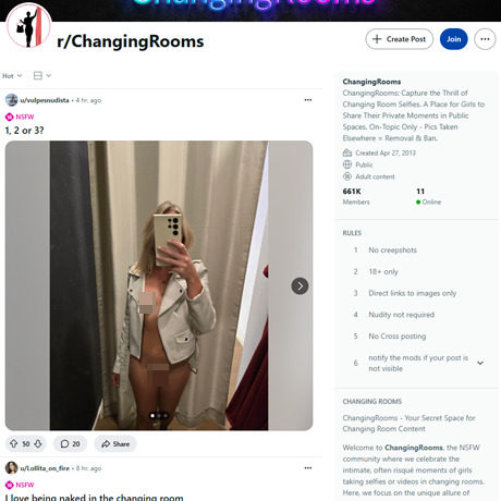 Reddit Changing Rooms