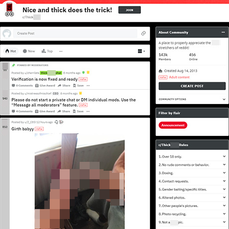 Reddit Thick Dick