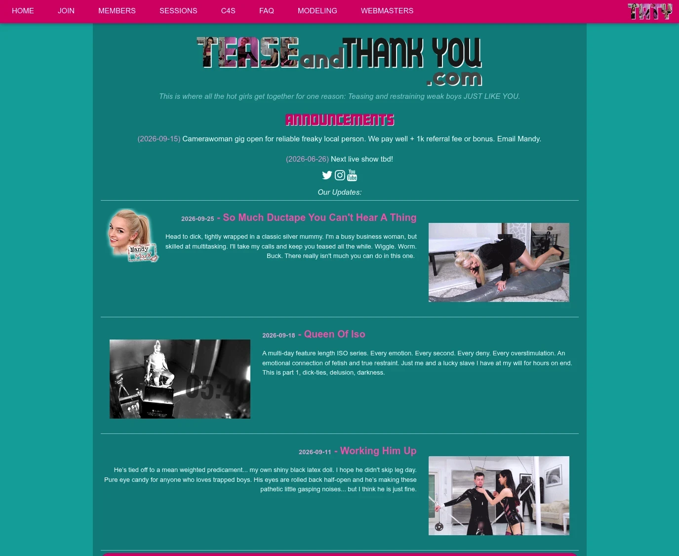 TeaseandThankyou